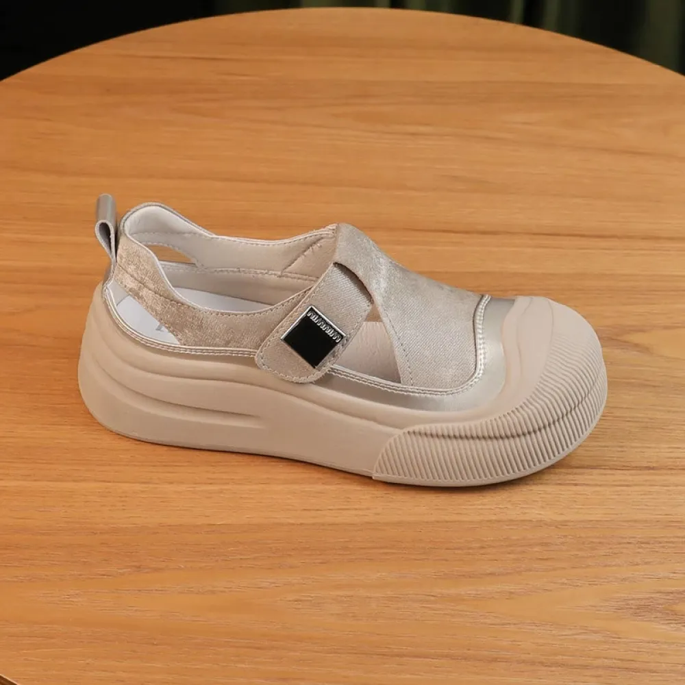 2024 sandali estivi nuovi alla moda scarpe retrò Casual basse scarpe Casual da donna traspiranti versatili suola morbida top mor