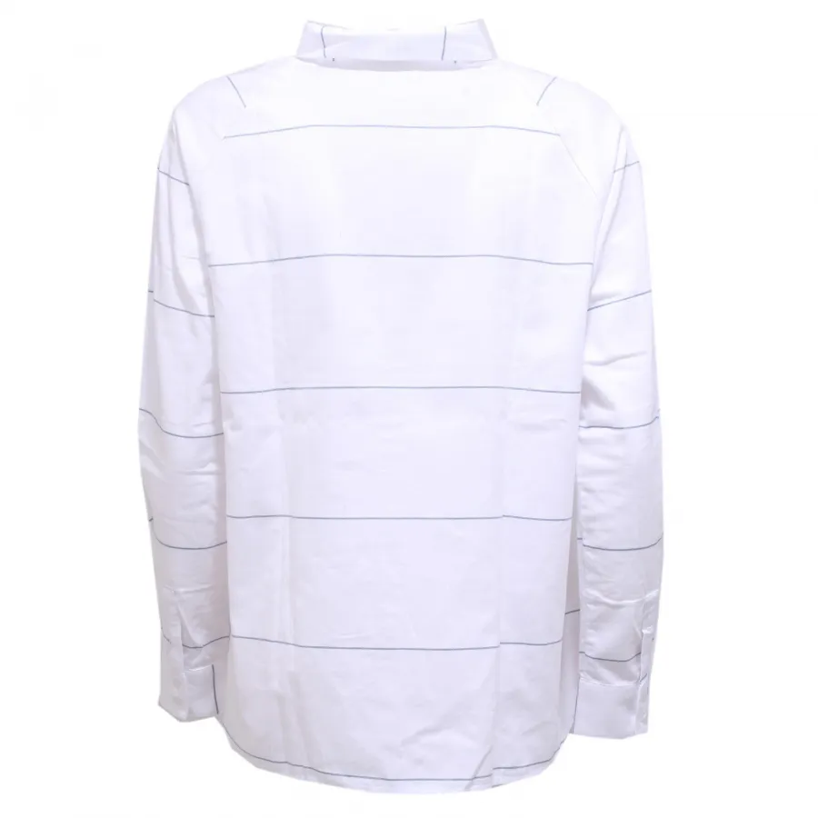 5280Y camicia donna BARBOUR stripe white cotton shirt woman