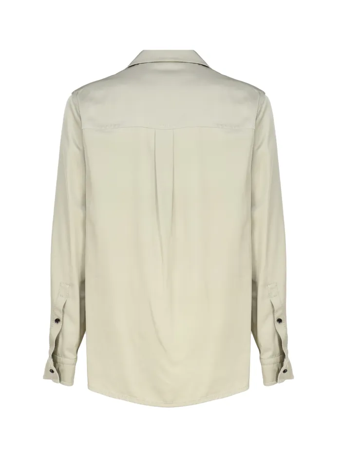 CAMICIA IN TWILL DI VISCOSA