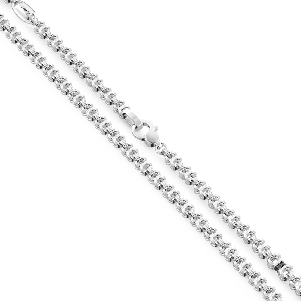 Collana solo maglia Zancan in argento.