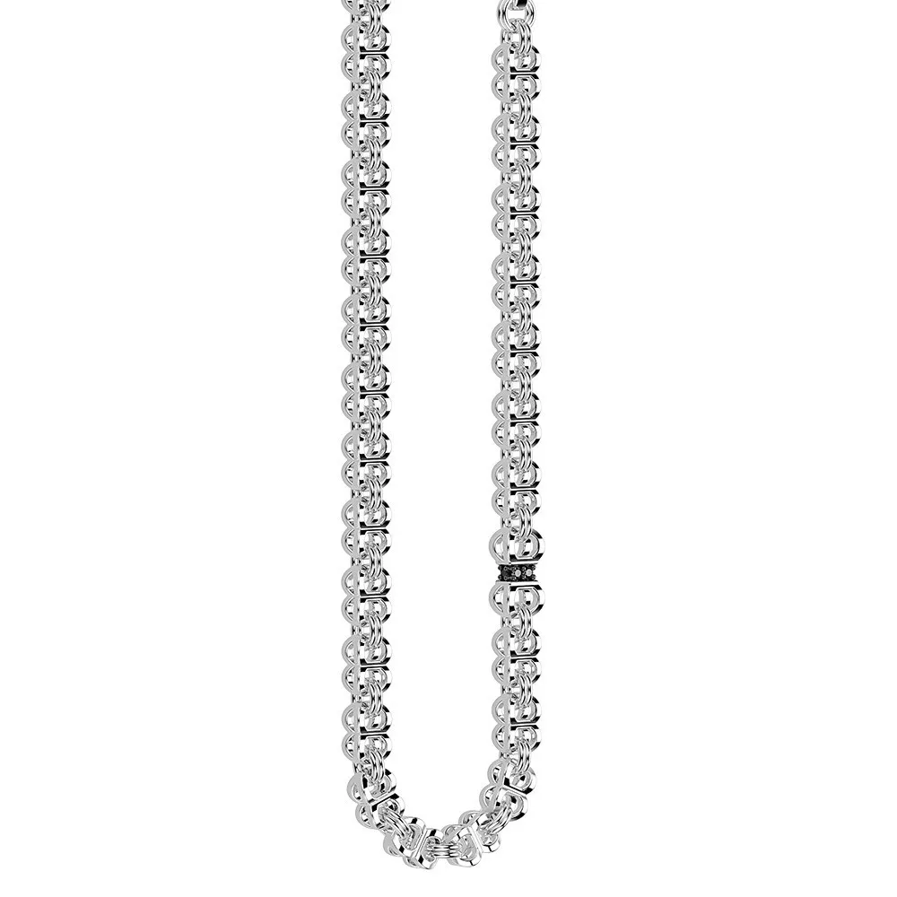 Collana solo maglia Zancan in argento.