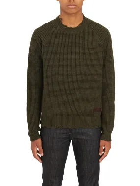 DSQUARED  MAGLIONE IN LANA VERGINE 