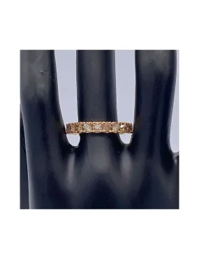 Eternity in oro rosa con Diamanti Brown ct. 2,14