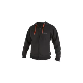 Felpa uomo in CVC cotone 60%, poliestere 40%, con cappuccio e zip lunga - Beta 9507U