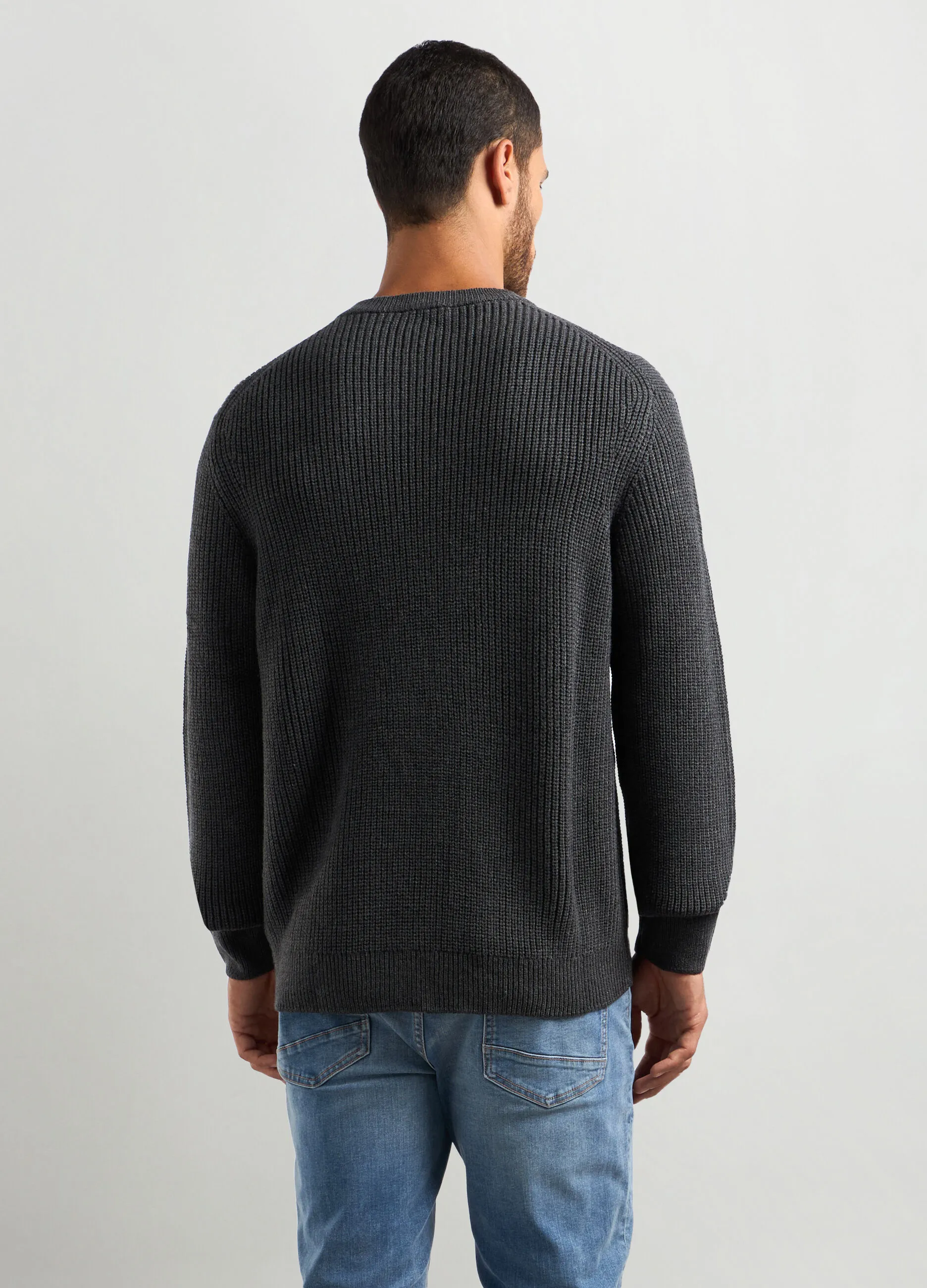 J. HART & BROS  Maglione girocollo costa inglese uomo