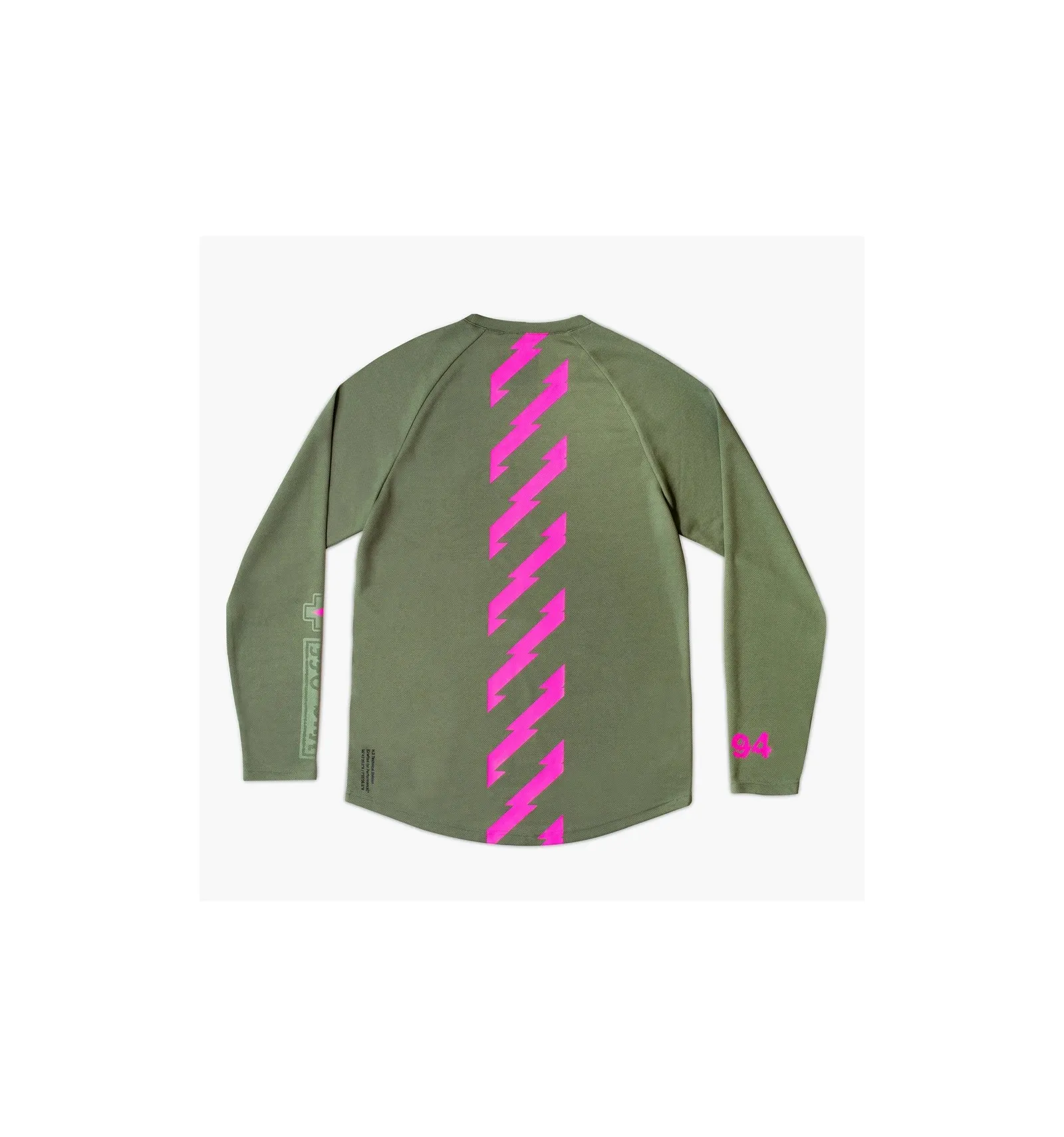Maglia Muc-Off Riders Jersey L Verde Oliva