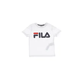 maglietta bambino lea logo tee BRIGHT WHITE